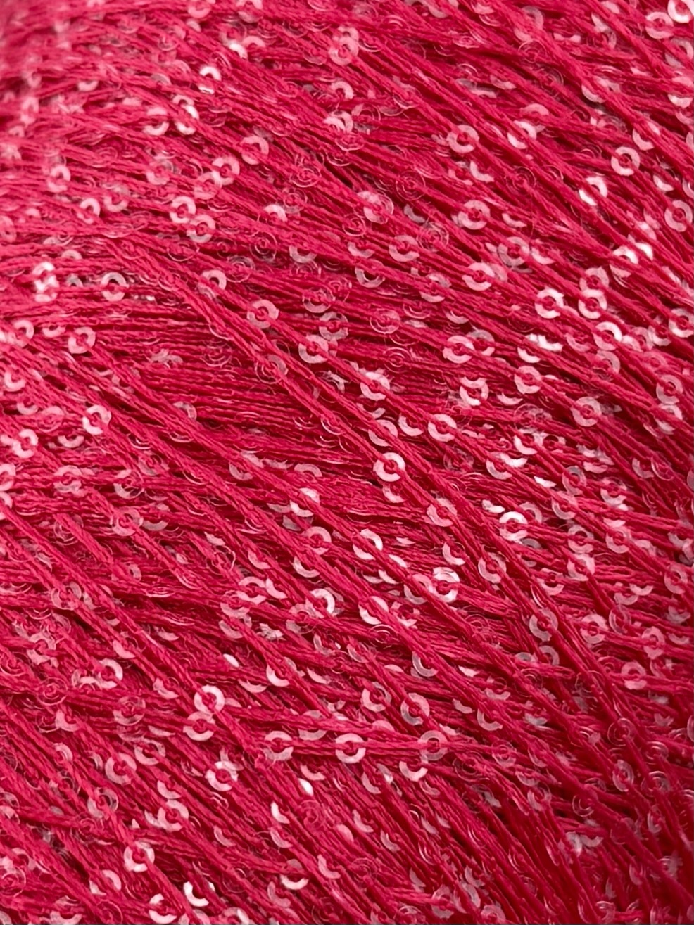 Torciatura di Domaso Art. Spangle Colours 4.5 – fil à paillettes col. Framboise 311
